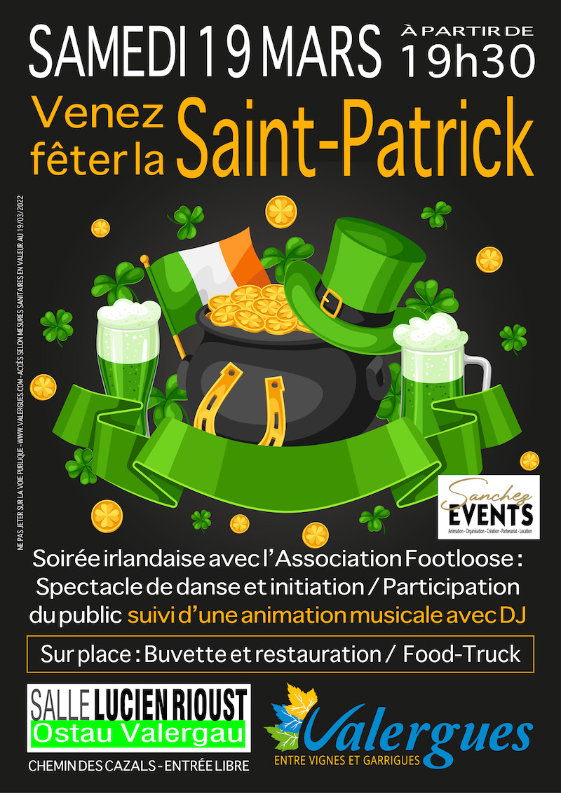 Affiche Saint Patrick 2022 Site