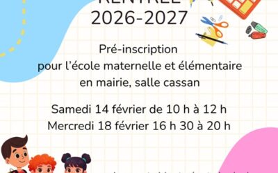📚 Rentrée scolaire 2026–2027