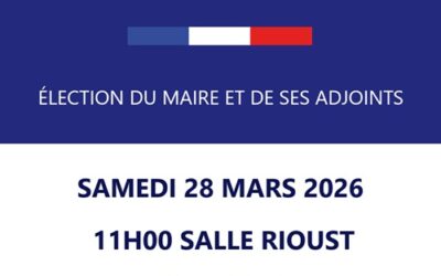 Installation du Conseil Municipal