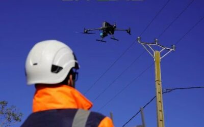 Inspection du réseau électrique par drone