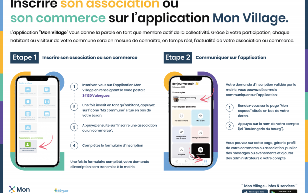 Associations & Commerces : Valorisez vos actualités sur MonVillage !